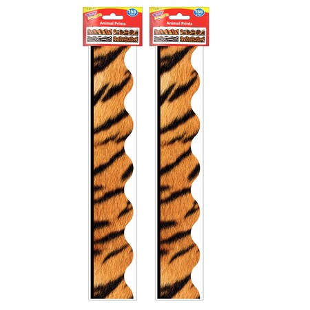 Trend Enterprises Animal Prints Terrific Trimmers Variety Pack, 156ft Per Pack, PK2 T92917